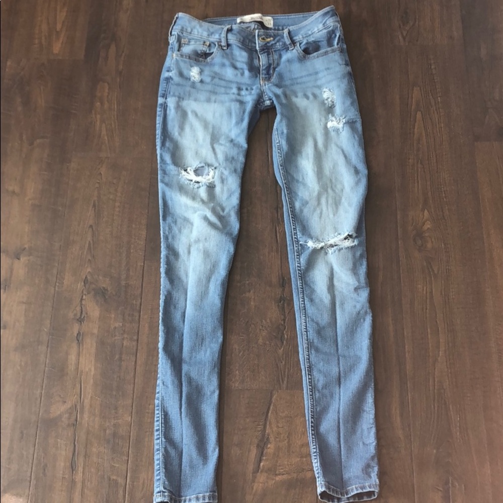 Hollister Low Rise Advanced Stretch Skinny Jeans